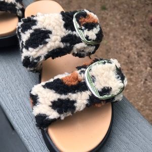 Fuzzy Sandals